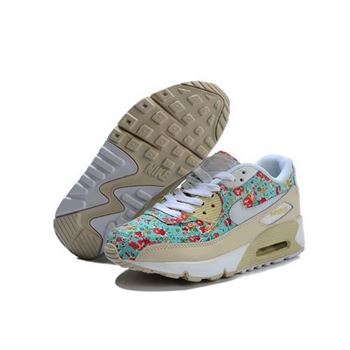 Nike Air Max 90 Womens Shoes New Beige Flower Review